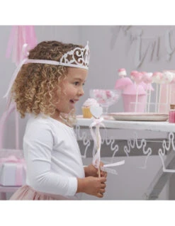 10 Baguettes Magiques Coeur Argent, Noeud Et Rubans Rose Pastel -Déco Festive Soldes 10 baguettes magiques coeur argent noeud et rubans rose pastel 1