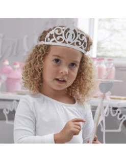 10 Baguettes Magiques Coeur Argent, Noeud Et Rubans Rose Pastel -Déco Festive Soldes 10 baguettes magiques coeur argent noeud et rubans rose pastel 3