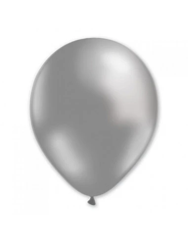 10 Ballons Argent Métallisés Nacrés En Latex 1 10 Ballons Argent Métallisés Nacrés En Latex