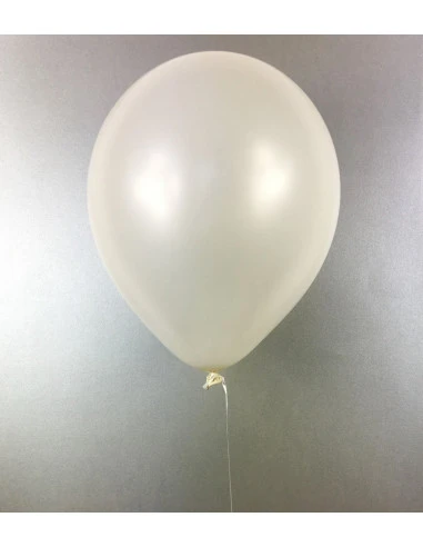 10 Ballons Blancs Métallisés Nacrés En Latex 2 10 Ballons Blancs Métallisés Nacrés En Latex – Image 2