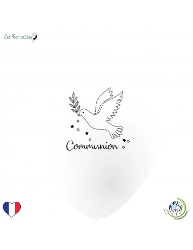 10 Ballons Communion Blancs En Latex 1 10 Ballons Communion Blancs En Latex