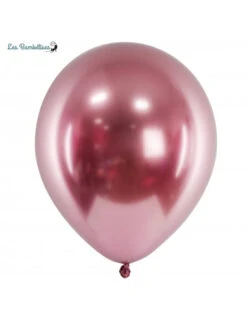 10 Ballons De Baudruche Chrome Rose Gold