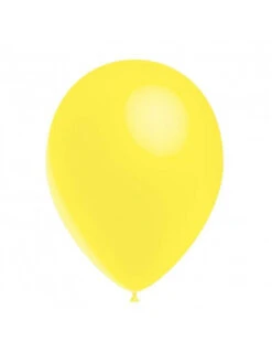 10 Ballons Jaune Citron En Latex