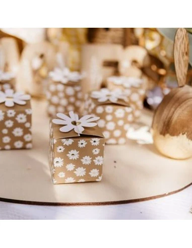 10 Contenants à Dragées Marguerites 2 10 Contenants à Dragées Marguerites – Image 2