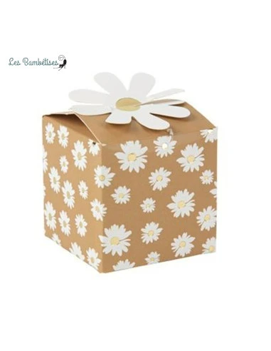 10 Contenants à Dragées Marguerites 1 10 Contenants à Dragées Marguerites