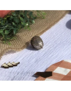 10 Glands Paillettes Dorées 3 Cms -Déco Festive Soldes 10 glands paillettes dorees 3 cms 2