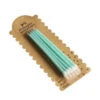 10 Longues Bougies Vert Pastel 15cms