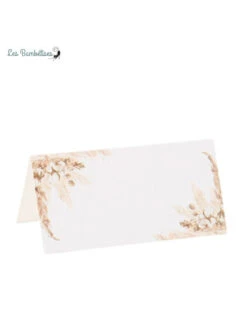 10 Marque Places Pampas & Fleurs De Coton