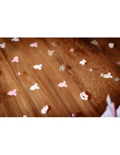 100 Confettis Body Rose, Blanc Et Or Blanc -Déco Festive Soldes 100 confettis body rose blanc et or blanc 2