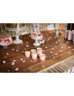 100 Confettis Body Rose, Blanc Et Or Blanc -Déco Festive Soldes 100 confettis body rose blanc et or blanc 3