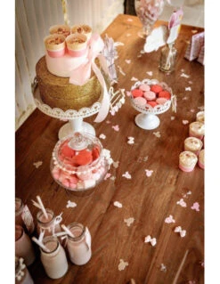 100 Confettis Body Rose, Blanc Et Or Blanc -Déco Festive Soldes 100 confettis body rose blanc et or blanc 5