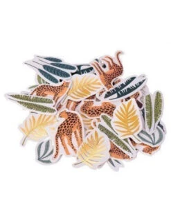 100 Confettis De Table Léopard Jungle