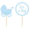 12 Cake Toppers Baby Shower It's A Boy