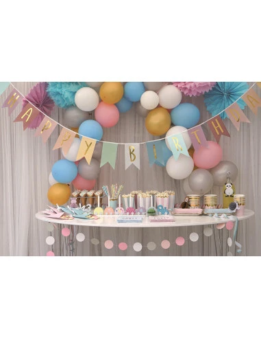 12 Pots En Carton Pastels Bordure Dorée 2 12 Pots En Carton Pastels Bordure Dorée – Image 2