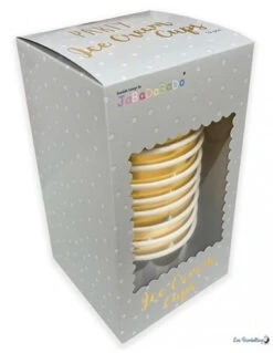 12 Pots En Carton Pastels Bordure Dorée 8 12 Pots En Carton Pastels Bordure Dorée -Déco Festive Soldes 12 pots en carton pastels bordure doree 5