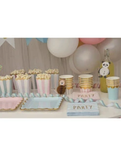 12 Pots En Carton Pastels Bordure Dorée 11 12 Pots En Carton Pastels Bordure Dorée -Déco Festive Soldes 12 pots en carton pastels bordure doree 8