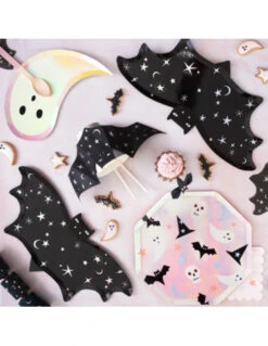 16 Petites Serviettes Chauve-Souris Meri Meri -Déco Festive Soldes 16 petites serviettes chauve souris meri meri 2