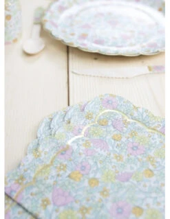 16 Serviettes En Papier Imprimé Fleurs Shabby -Déco Festive Soldes 16 serviettes en papier imprime fleurs shabby 2