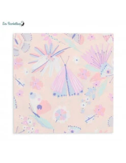 16 Serviettes Motifs Papillons Pastels