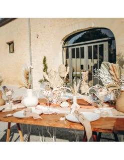 16 Serviettes Tropicales Bohème -Déco Festive Soldes 16 serviettes tropicales boheme 2