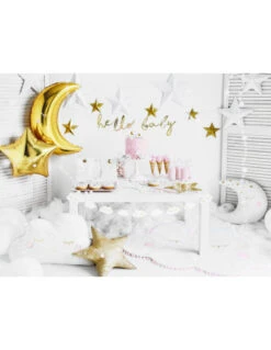 20 Petites Serviettes Etoiles Cils Dorés -Déco Festive Soldes 20 petites serviettes etoiles cils dores 3