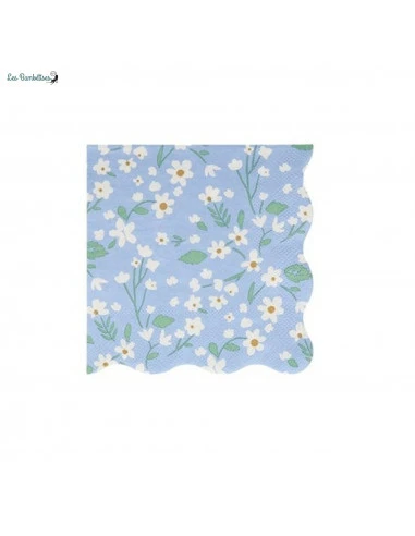 20 Petites Serviettes Fleurs Pastels Meri Meri 3 20 Petites Serviettes Fleurs Pastels Meri Meri – Image 3