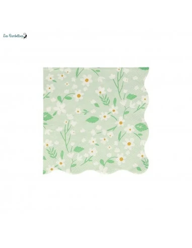 20 Petites Serviettes Fleurs Pastels Meri Meri 4 20 Petites Serviettes Fleurs Pastels Meri Meri – Image 4