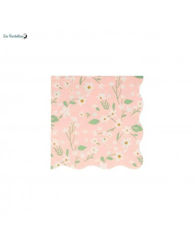 20 Petites Serviettes Fleurs Pastels Meri Meri 5 20 Petites Serviettes Fleurs Pastels Meri Meri – Image 5