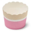 25 Cupcakes Rose Pastel Blanc Beige