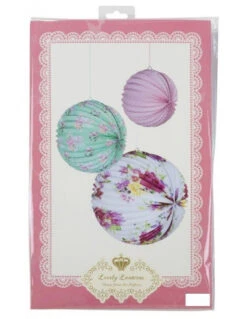 3 Lampions Accordéon Papier Fleurs Pastels 8 3 Lampions Accordéon Papier Fleurs Pastels -Déco Festive Soldes 3 lampions accordeon papier fleurs pastels 2