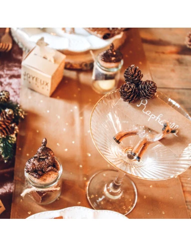 4 Marque Places Faon En Résine 2 4 Marque Places Faon En Résine – Image 2