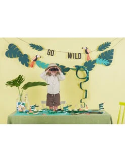 4 Plateaux Crocodiles Thème Jungle Meri Meri -Déco Festive Soldes 4 plateaux crocodiles theme jungle meri meri 2