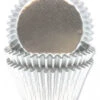 45 Caissettes Cupcakes Argent