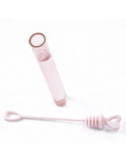 48 Tubes à Bulle De Savon Coeur Rose -Déco Festive Soldes 48 tubes a bulle de savon coeur rose 2