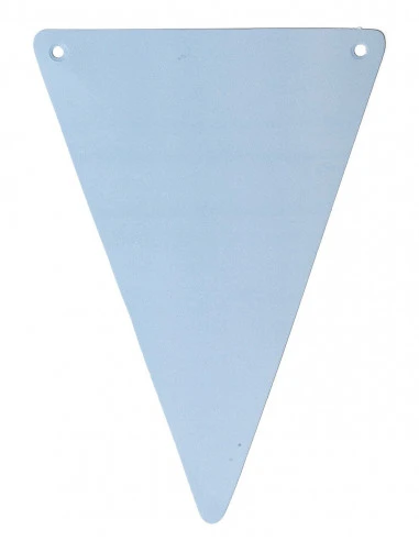 5 Fanions Triangles Bleu Ciel 1 5 Fanions Triangles Bleu Ciel