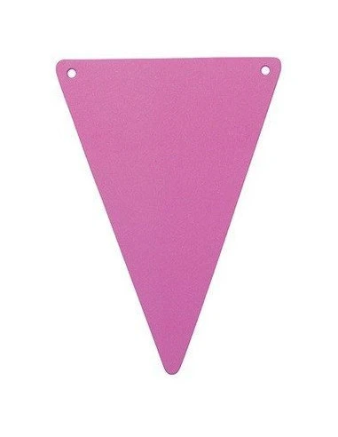 5 Fanions Triangles Fuchsias 1 5 Fanions Triangles Fuchsias