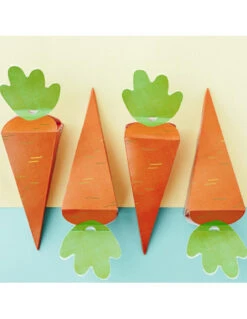6 Boites à Cadeaux Carottes De Pâques -Déco Festive Soldes 6 boites a cadeaux carottes de paques 2