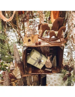 6 Branches Eucalyptus Artificiel Paillettes Or 14 Cms -Déco Festive Soldes 6 branches eucalyptus artificiel paillettes or 14 cms 2