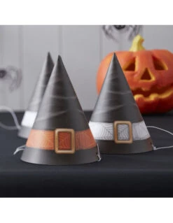 6 Chapeaux De Sorcières Pour Halloween