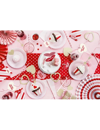 6 Piques Gateaux Coeurs Paillettes Dorées 5 6 Piques Gateaux Coeurs Paillettes Dorées – Image 5