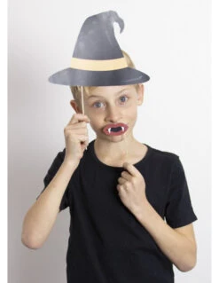 8 Accessoires Photobooth Halloween Kawaï -Déco Festive Soldes 8 accessoires photobooth halloween kawai 2