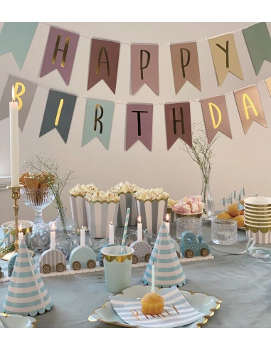 8 Assiettes Carrées Bleues Et Or 22.5Cms 4 8 Assiettes Carrées Bleues Et Or 22.5Cms – Image 4