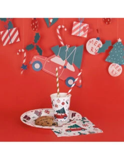 8 Assiettes Motifs De Noël My Little Day