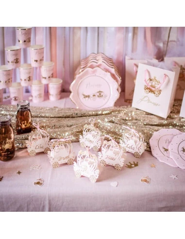 8 Contenants Dragée Carrosse Princesse 2 8 Contenants Dragée Carrosse Princesse – Image 2