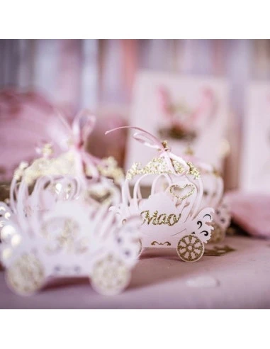 8 Contenants Dragée Carrosse Princesse 4 8 Contenants Dragée Carrosse Princesse – Image 4