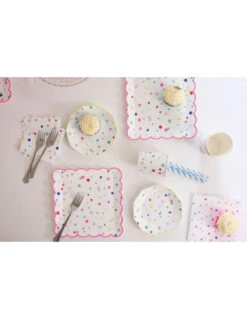 8 Grandes Assiettes Confettis Multicolores Meri Meri 5 8 Grandes Assiettes Confettis Multicolores Meri Meri -Déco Festive Soldes 8 grandes assiettes confettis multicolores meri meri 2