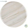 8 Grandes Assiettes En Carton Marbre Beige