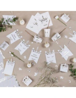 8 Invitations Licorne Dorée Et 8 Enveloppes Kraft -Déco Festive Soldes 8 invitations licorne doree et 8 enveloppes kraft 3