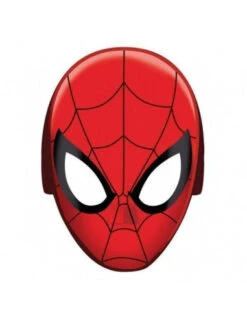 8 Masques Spiderman En Papier