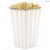 8 Petites Boites à Popcorn Rose Et Or